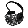 Grey And White Shark Pattern Print Pet Sling Carrier