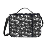 Grey And White Shark Pattern Print Shoulder Strap Bible Bag