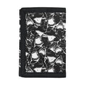 Grey And White Shark Pattern Print Trifold Wallet