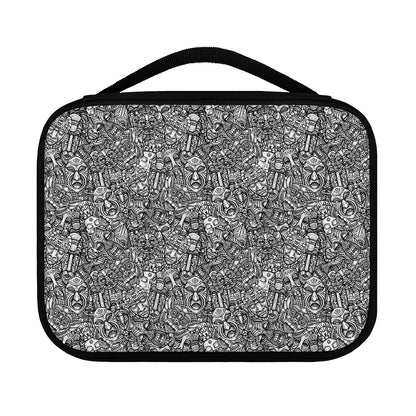 Grey And White Totem Pattern Print Classic Bible Case