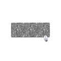 Grey And White Totem Pattern Print Extended Mouse Pad