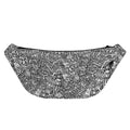 Grey And White Totem Pattern Print Fanny Pack