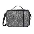 Grey And White Totem Pattern Print Shoulder Strap Bible Bag