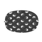 Grey And White Yin Yang Pattern Print Car Side Mirror Covers