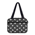 Grey And White Yin Yang Pattern Print Double Strap Bible Bag