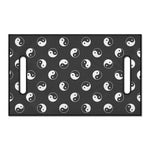 Grey And White Yin Yang Pattern Print Golf Cart Seat Cover