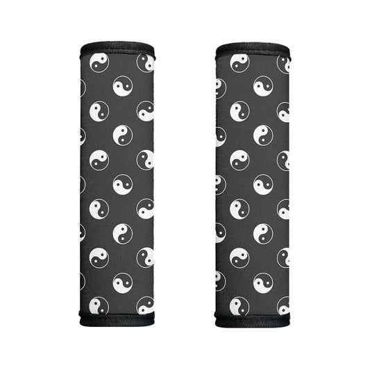 Grey And White Yin Yang Pattern Print Handle Covers