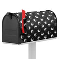 Grey And White Yin Yang Pattern Print Mailbox Cover