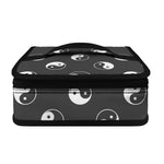 Grey And White Yin Yang Pattern Print Small Lunch Bag