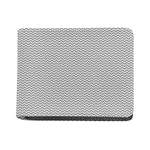 Grey And White Zigzag Pattern Print Bifold Wallet