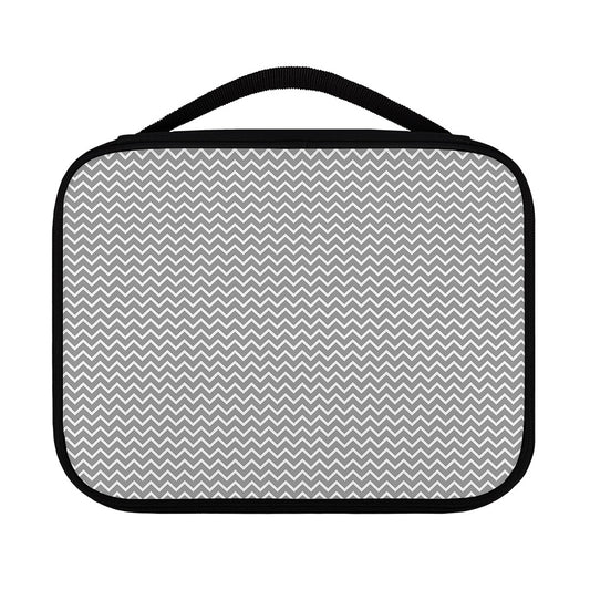 Grey And White Zigzag Pattern Print Classic Bible Case