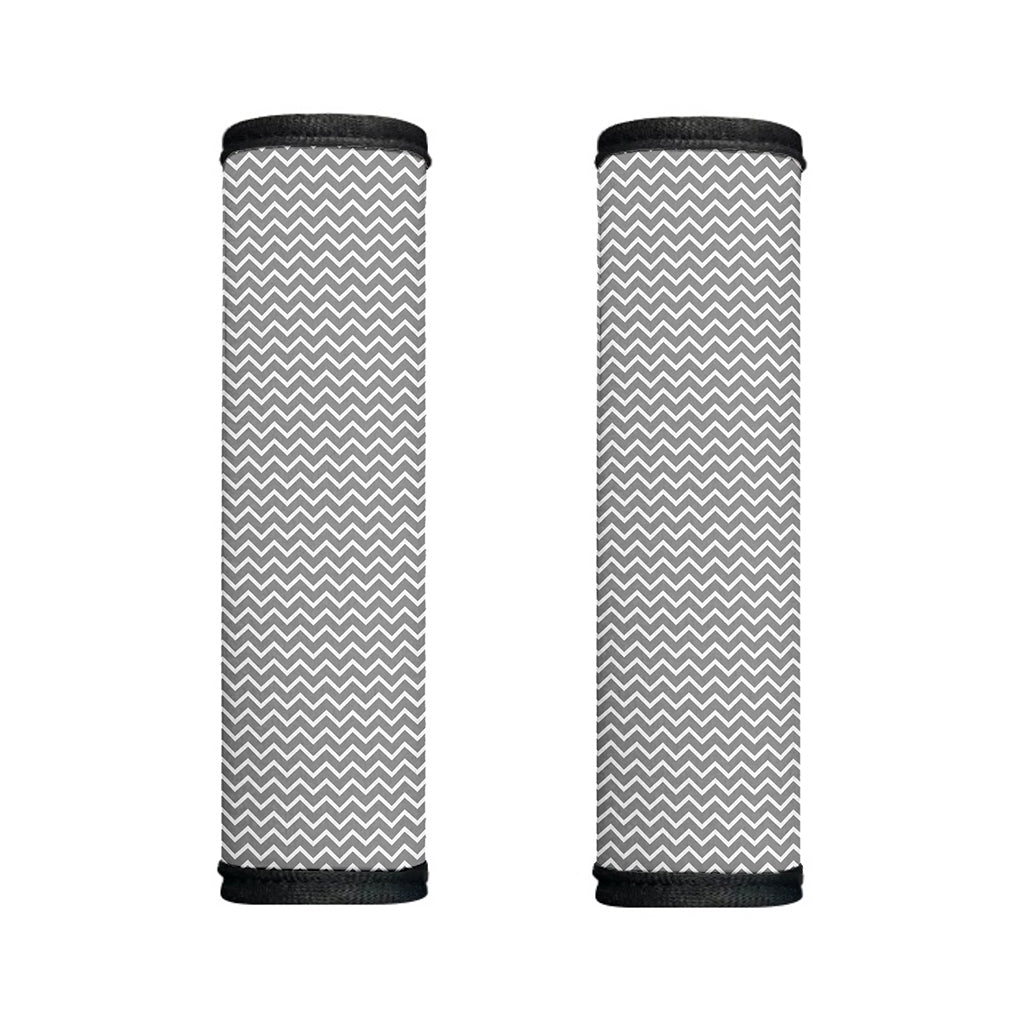 Grey And White Zigzag Pattern Print Handle Covers