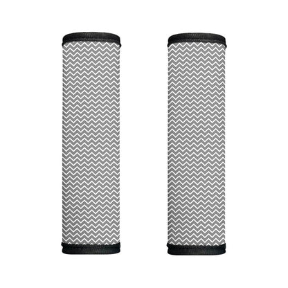 Grey And White Zigzag Pattern Print Handle Covers