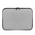 Grey And White Zigzag Pattern Print Laptop Sleeve