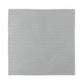 Grey And White Zigzag Pattern Print Silk Bandana