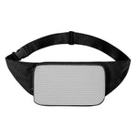 Grey And White Zigzag Pattern Print Waist Bag