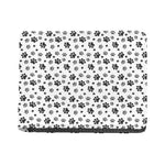 Grey Animal Paw Pattern Print Bifold Wallet
