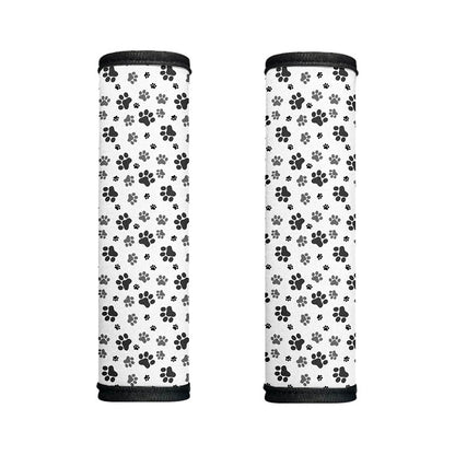Grey Animal Paw Pattern Print Handle Covers