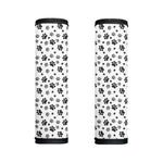 Grey Animal Paw Pattern Print Handle Covers