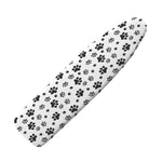 Grey Animal Paw Pattern Print Ironing Board Cover