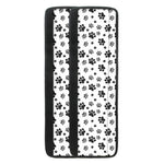 Grey Animal Paw Pattern Print Refrigerator Handle Covers