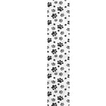 Grey Animal Paw Pattern Print Table Runner