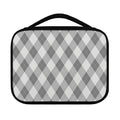 Grey Argyle Pattern Print Classic Bible Case