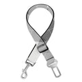 Grey Argyle Pattern Print Dog Seat Belt