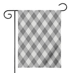Grey Argyle Pattern Print House Flag