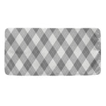 Grey Argyle Pattern Print Towel