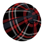 Grey Black And Red Scottish Plaid Print Basketball