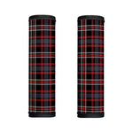 Grey Black And Red Scottish Plaid Print Handle Covers