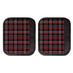 Grey Black And Red Scottish Plaid Print Handle Covers