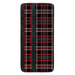 Grey Black And Red Scottish Plaid Print Refrigerator Handle Covers