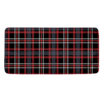 Grey Black And Red Scottish Plaid Print Towel