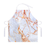 Grey Bronze Marble Print Adjustable Apron