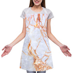 Grey Bronze Marble Print Adjustable Apron