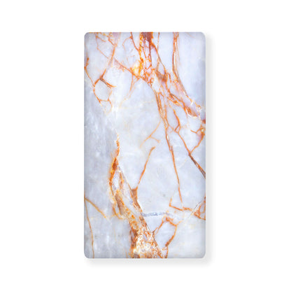 Grey Bronze Marble Print Baby Crib Sheet