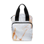 Grey Bronze Marble Print Bible Tote Bag