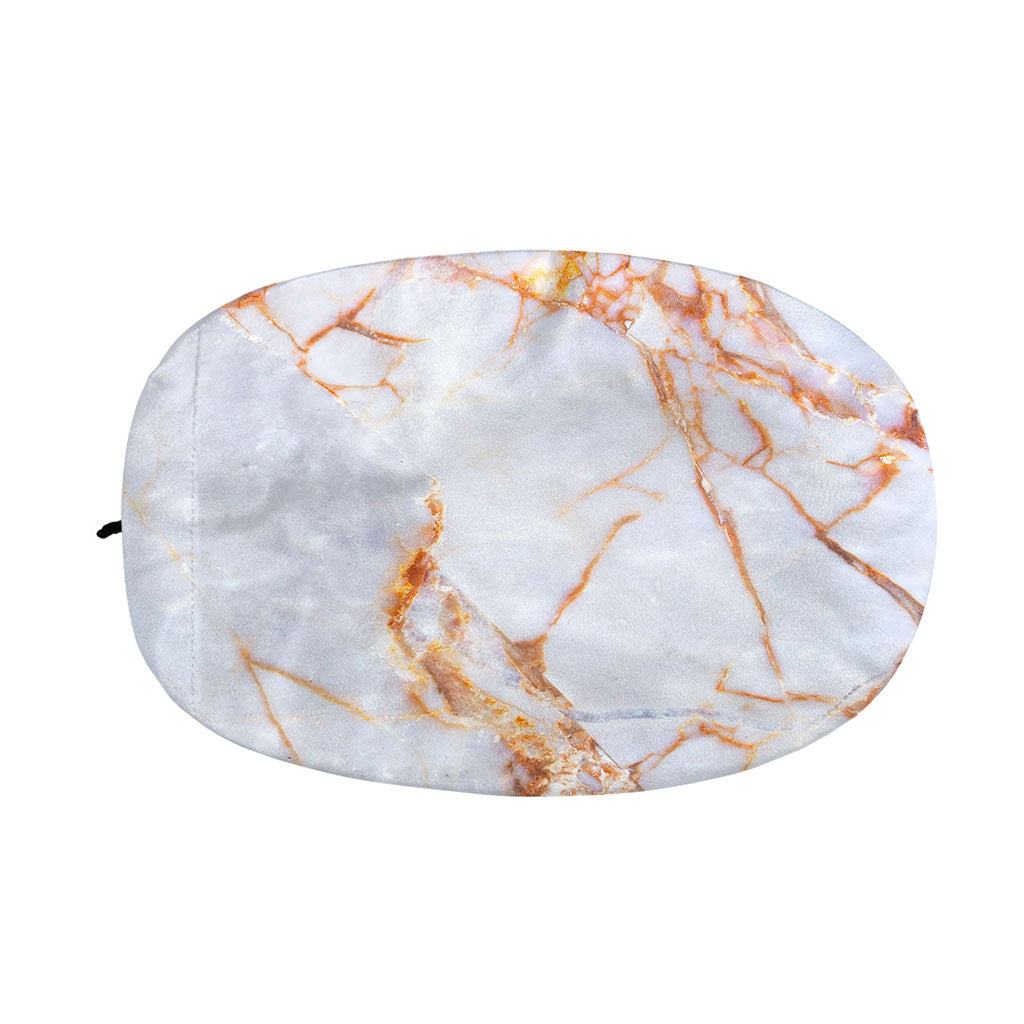 Grey Bronze Marble Print Car Side Mirror Covers