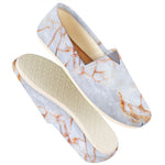 Grey Bronze Marble Print Casual Shoes