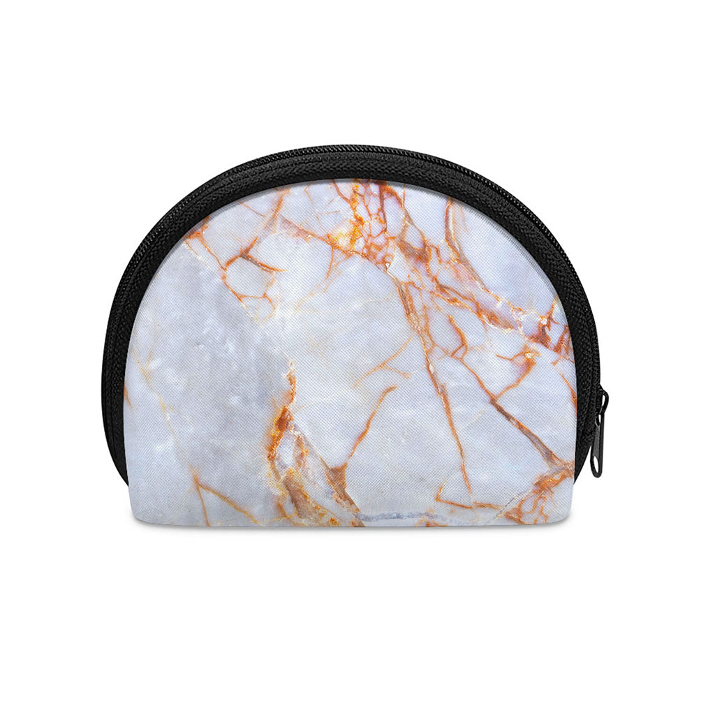 Grey Bronze Marble Print Coin Purse