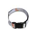 Grey Bronze Marble Print Dog Collar