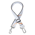 Grey Bronze Marble Print Dog Seat Belt