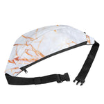 Grey Bronze Marble Print Fanny Pack