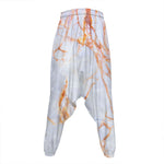 Grey Bronze Marble Print Hammer Pants