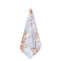 Grey Bronze Marble Print Hand Towel