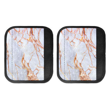 Grey Bronze Marble Print Handle Covers