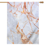 Grey Bronze Marble Print House Flag