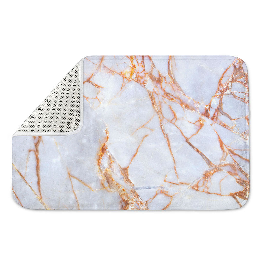 Grey Bronze Marble Print Indoor Door Mat